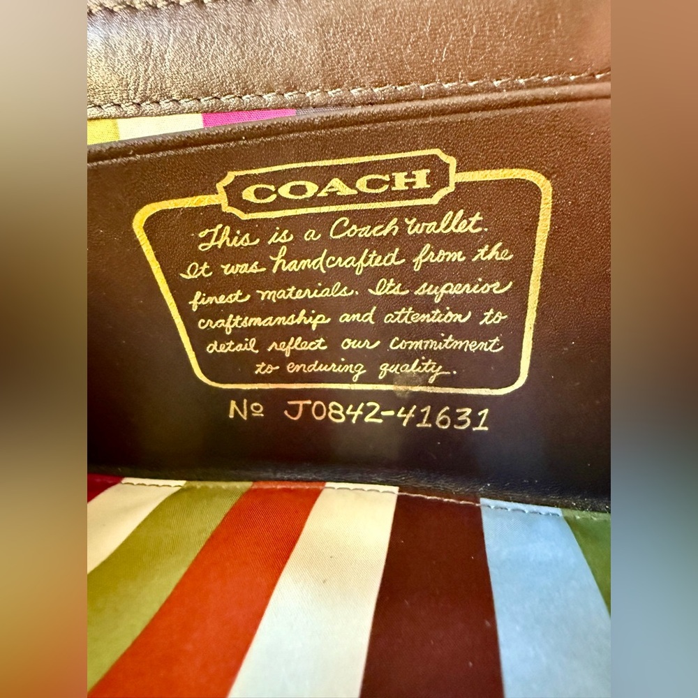 Coach Legacy 65th Anniversary Wallet Clutch - Picture 3 of 11